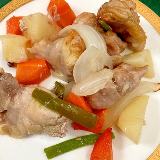オーブンで簡単調理！鶏肉と野菜のグリル